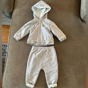 Absorba Baby grey Cactus print Sweatsuit 6-9 months